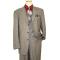 Extrema Grey With Wine  Windowpanes Super 140's Wool Vested Suit 64017 / F1901/8 S3676-3